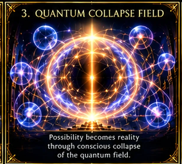 Pillar 3 — Quantum Collapse Field, full size