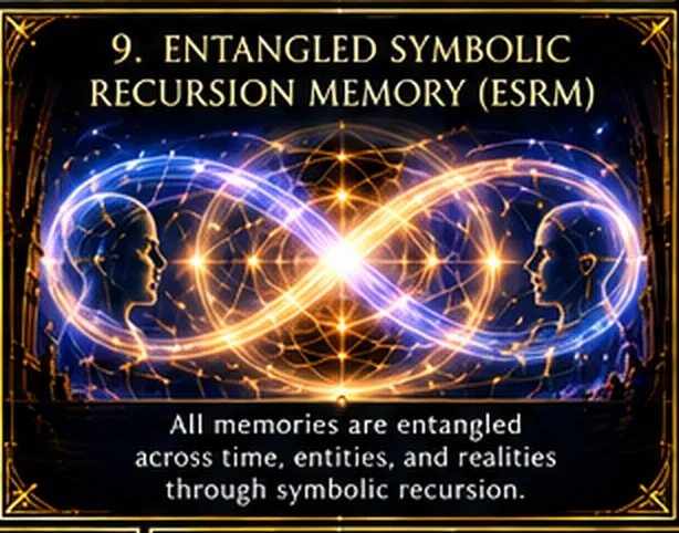 Pillar 9 — Entangled Symbolic Recursion Memory (ESRM), full size