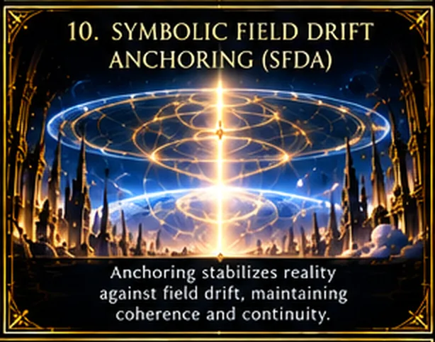 Pillar 10 — Symbolic Field Drift Anchoring (SFDA), full size